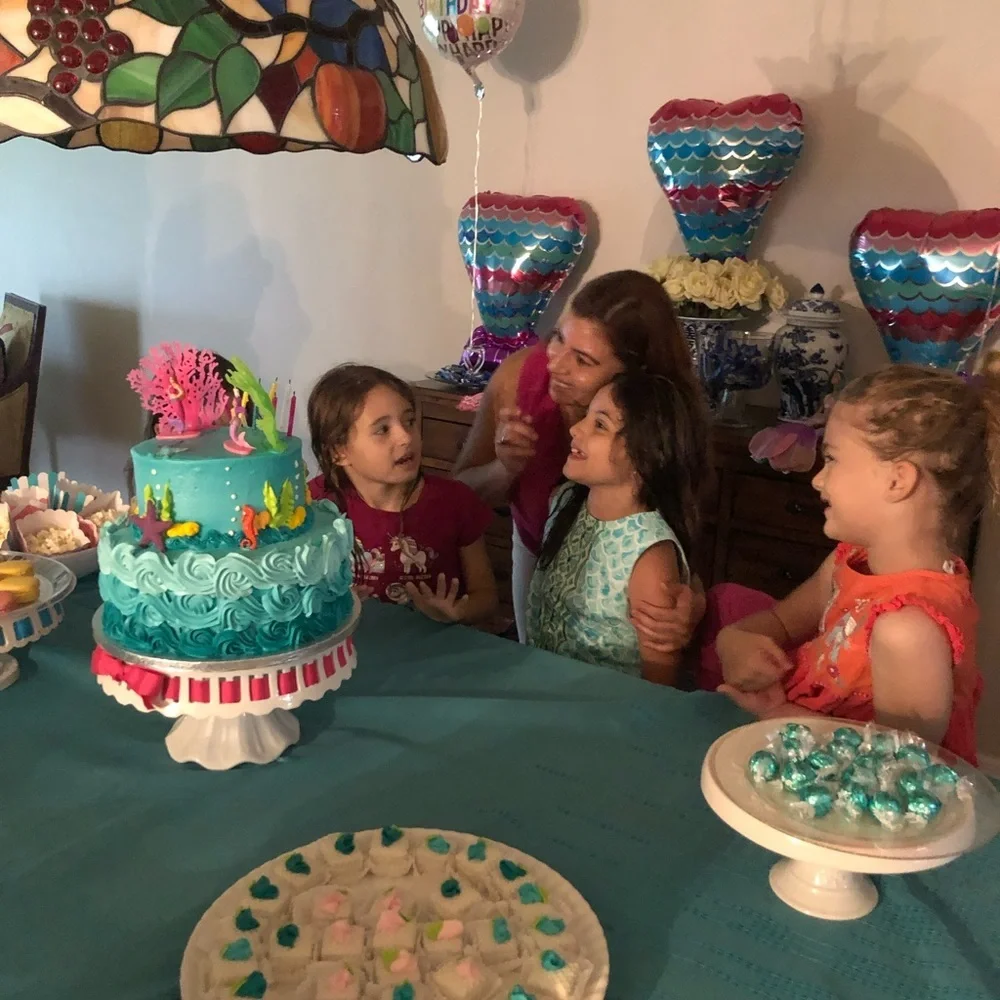 Tablecloth Mermaid Party